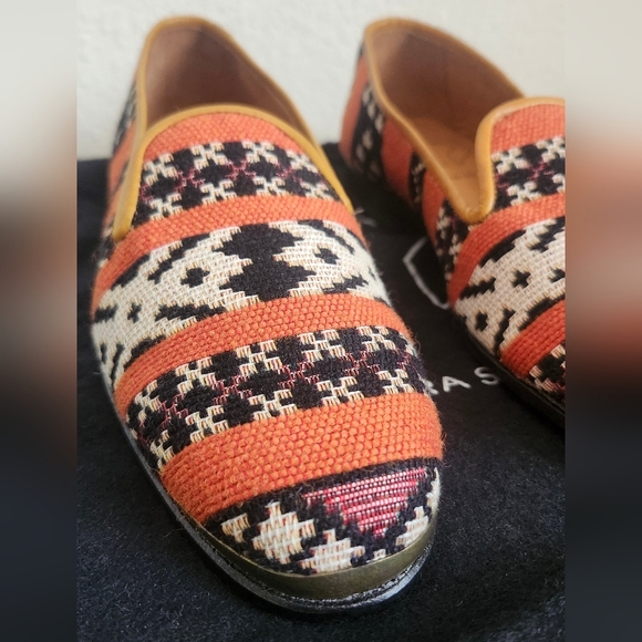 Cobra Society Orange Tapestry Loafers - Picture 3 of 12